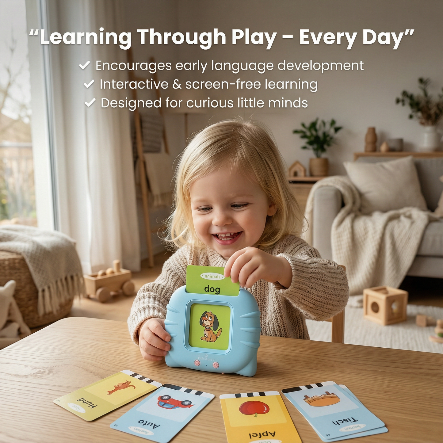 Talking Flash Cards – Early Language Learning Set