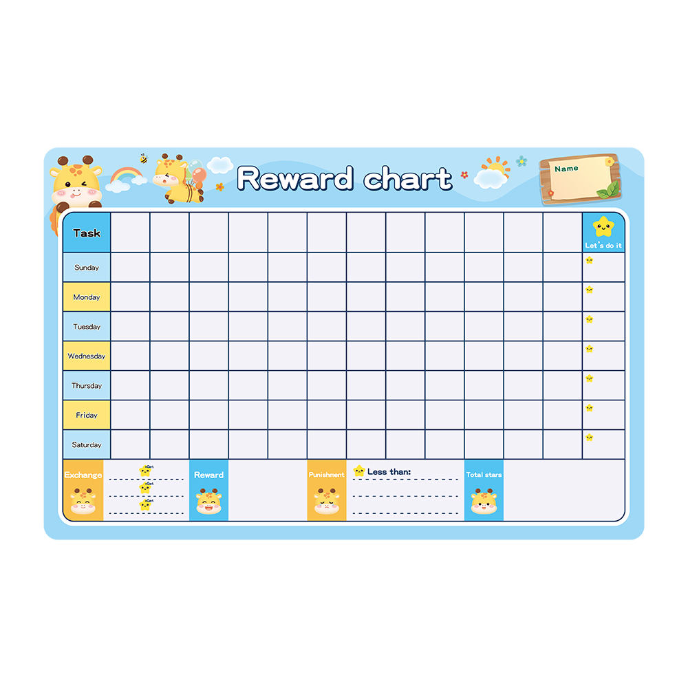 Motivation & Reward Chart For Kids
