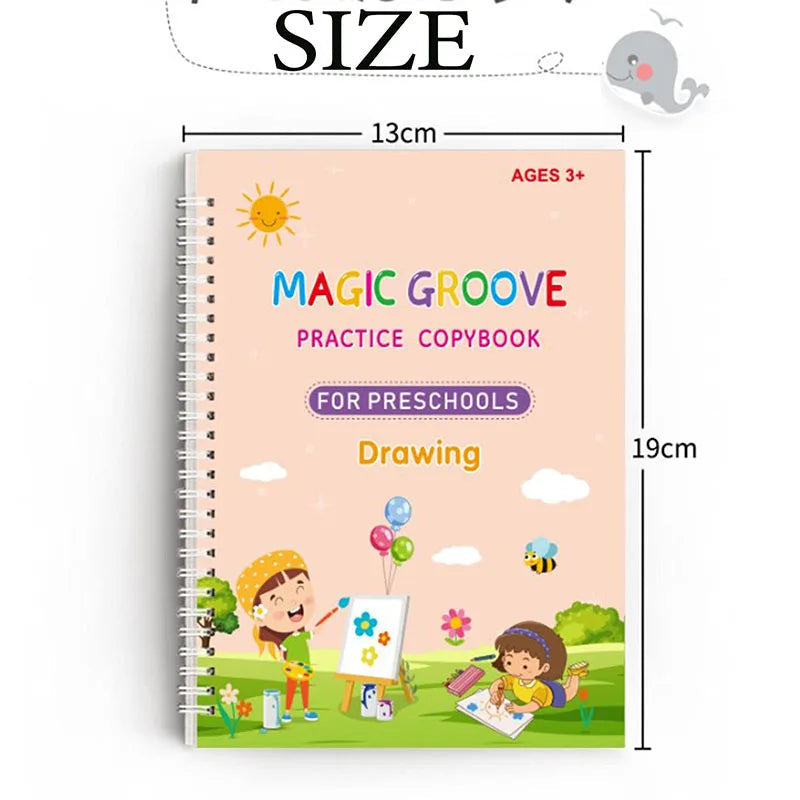 Magic Practice Copybook for Preschools (4xSet)