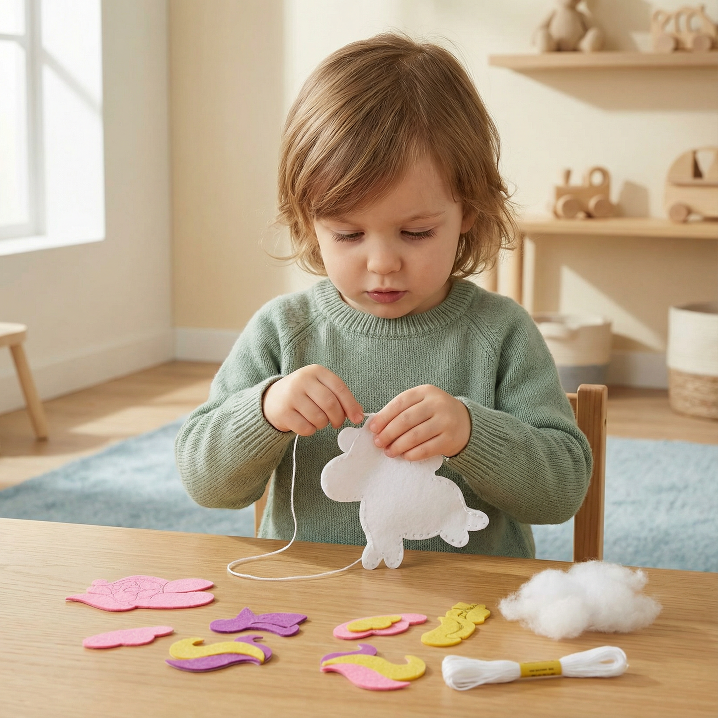 Creative DIY Felt Animal Craft Kit For Kids