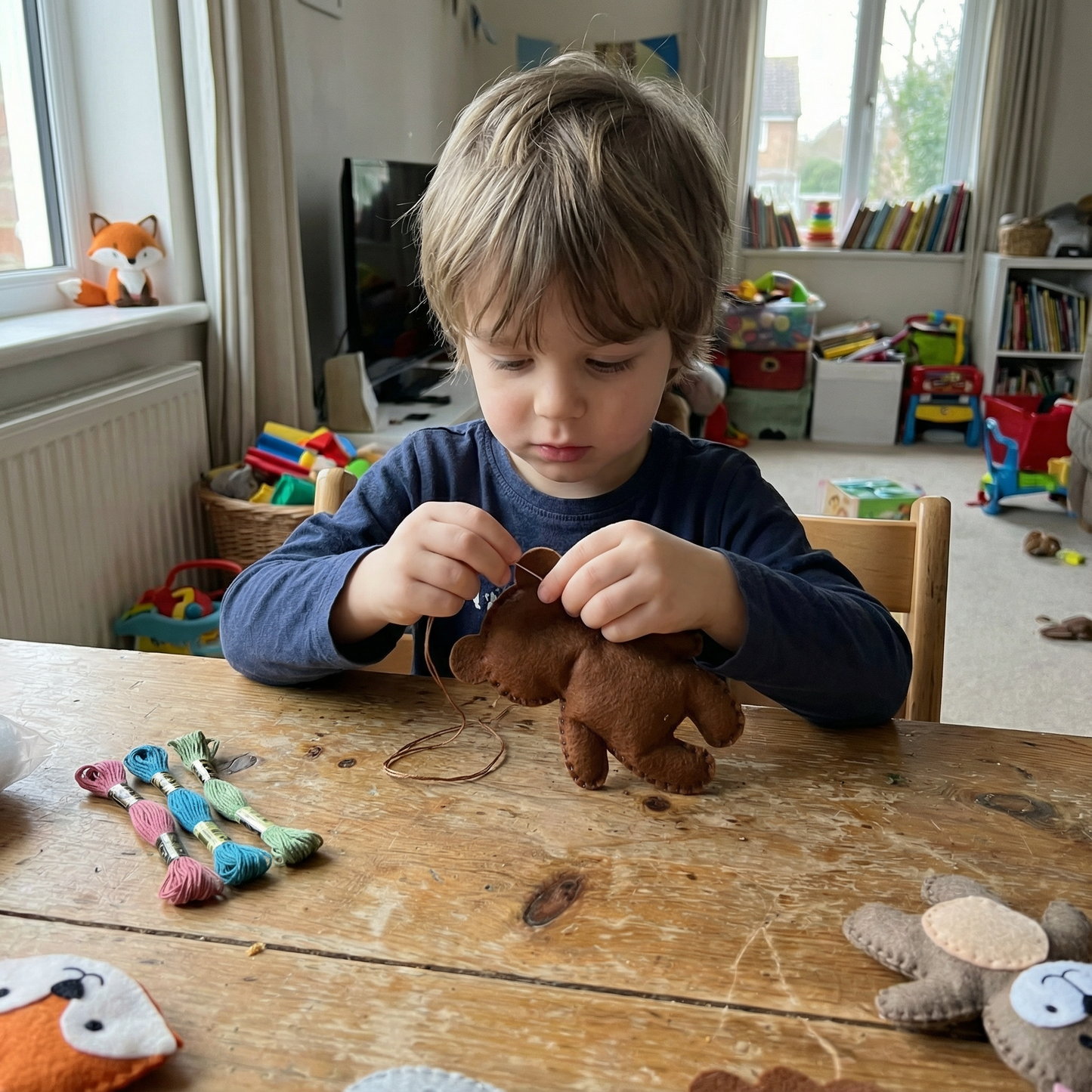 Creative DIY Felt Animal Craft Kit For Kids