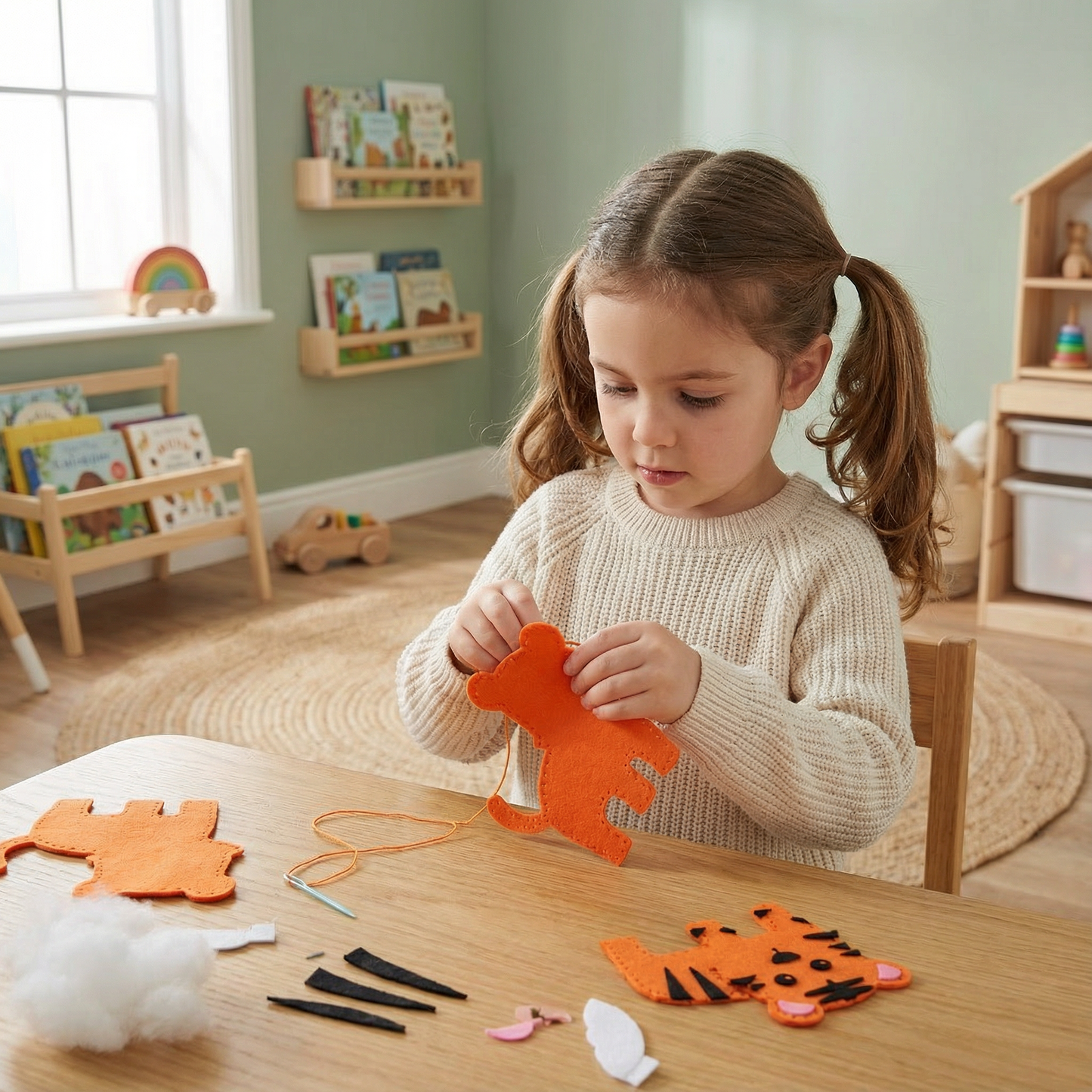 Creative DIY Felt Animal Craft Kit For Kids