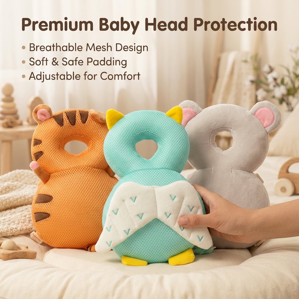 Lightweight Baby Head Protection Cushion