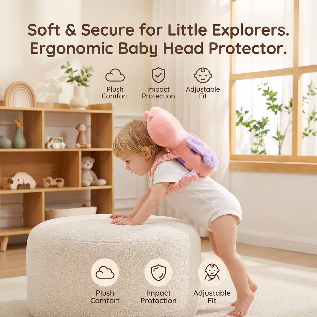Lightweight Baby Head Protection Cushion