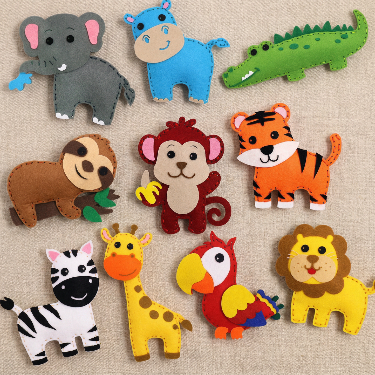 Creative DIY Felt Animal Craft Kit For Kids