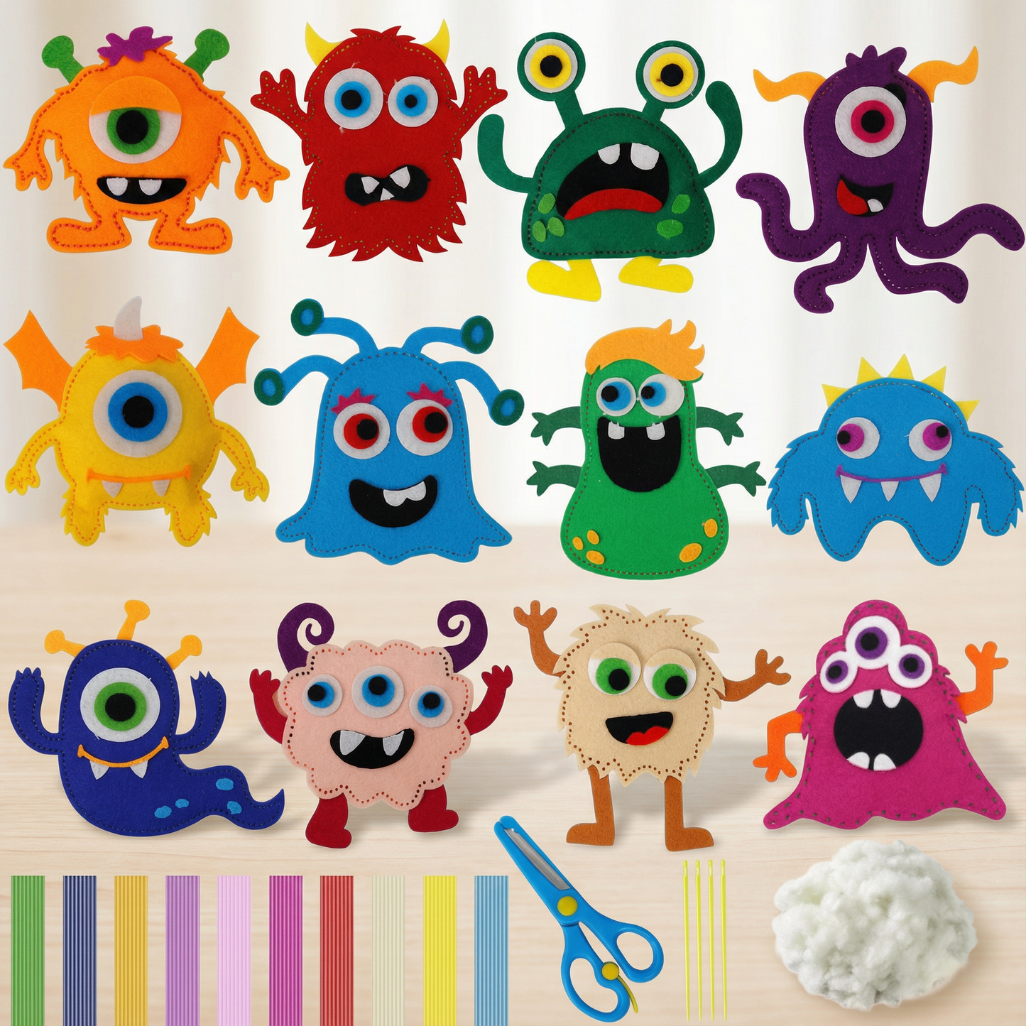 Creative DIY Felt Animal Craft Kit For Kids