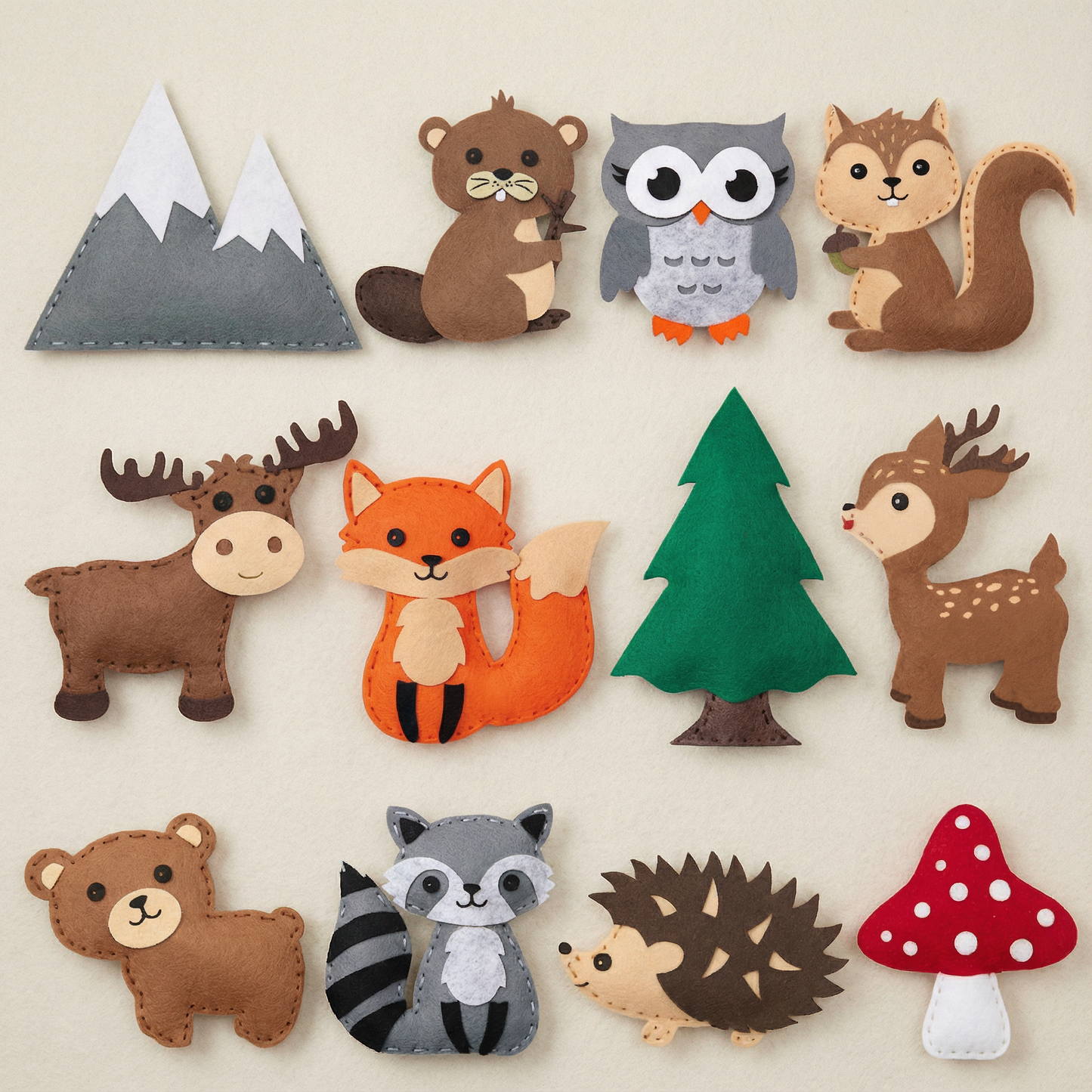 Creative DIY Felt Animal Craft Kit For Kids