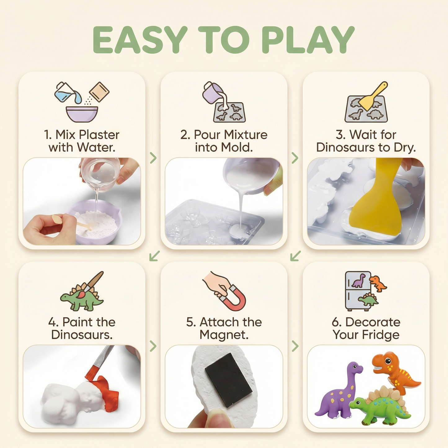 Mold and Paint Creative Craft Kit for Kids