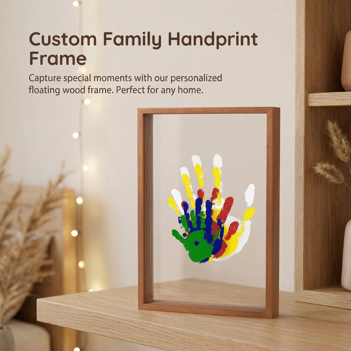 DIY Family Handprint Frame Memory Kit