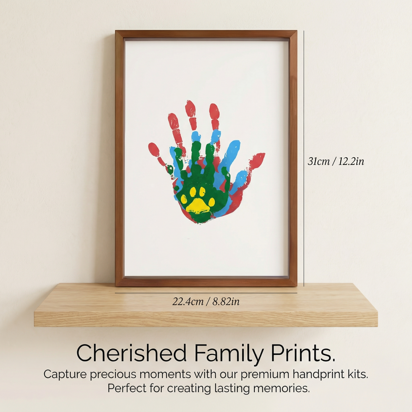 DIY Family Handprint Frame Memory Kit