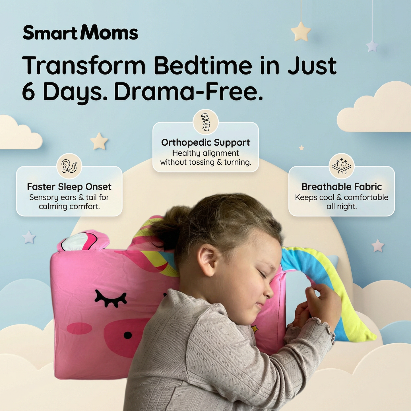 Restly™ Kids Comfort Sleep Pillow