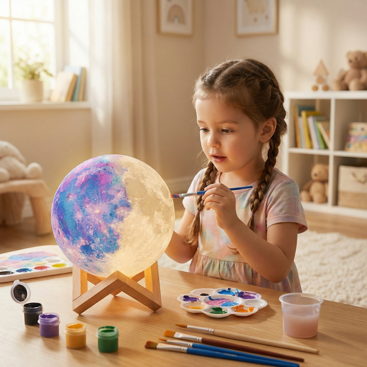 Paint Your Own Moon Night Light