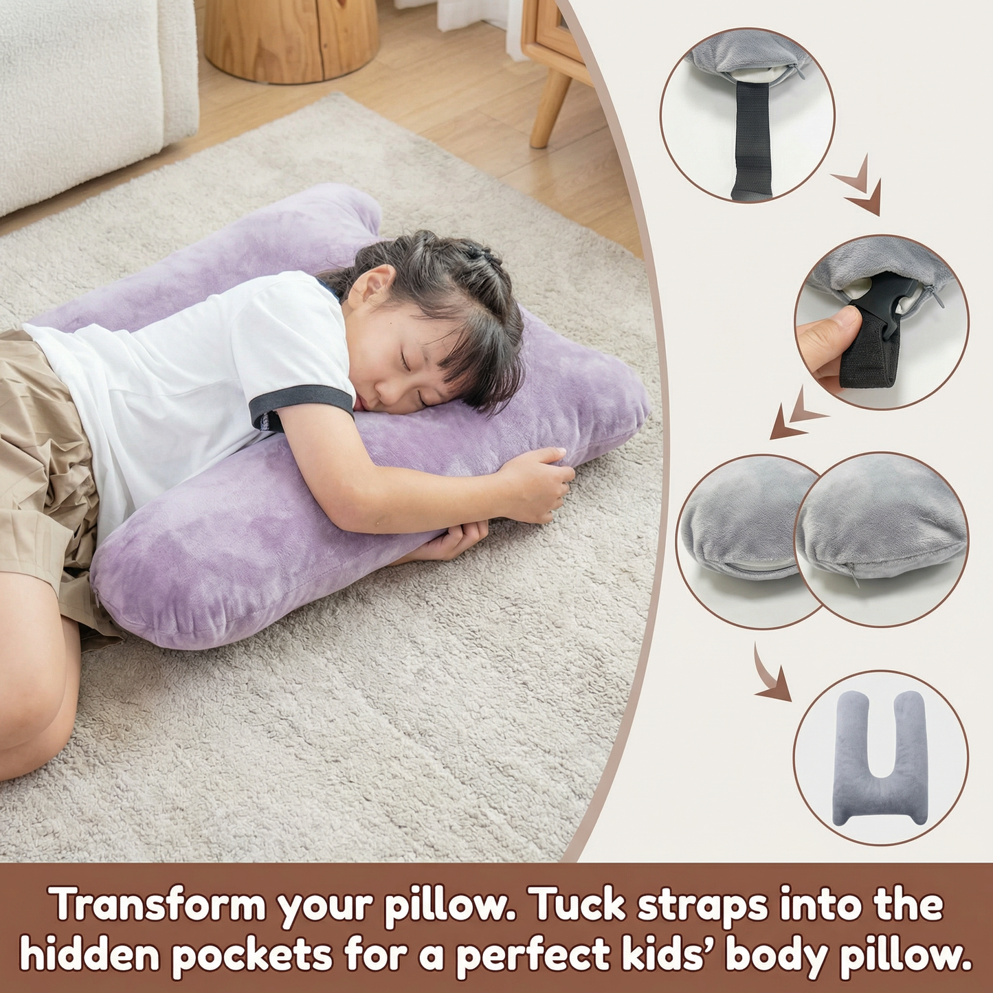 RoadNap™ Children’s Car Sleep Pillow