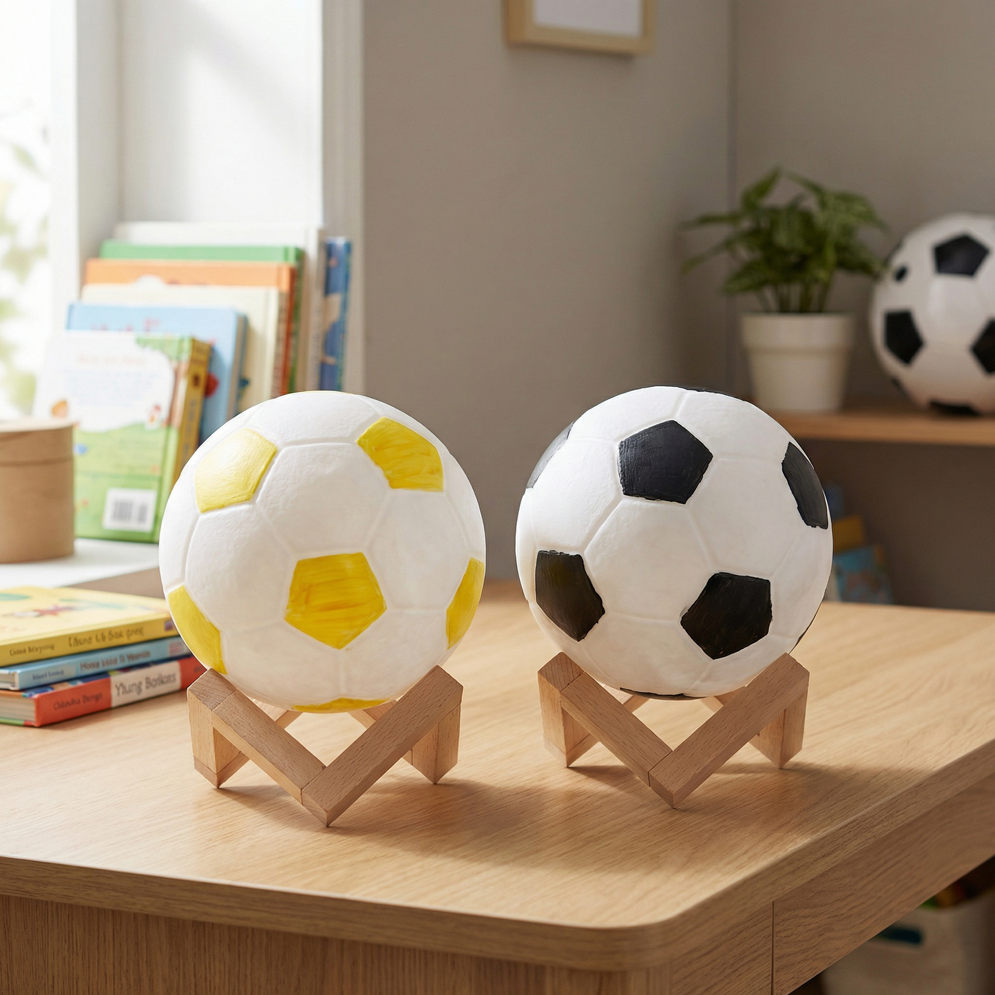 Paint Your Own Football Lamp