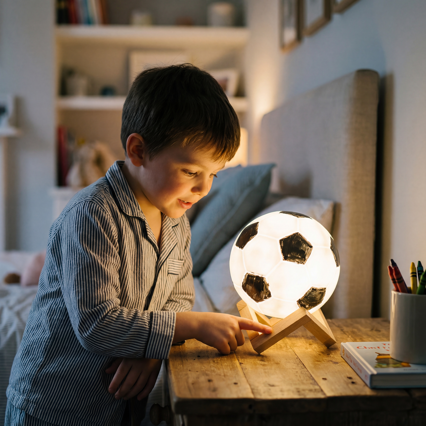 Paint Your Own Football Lamp