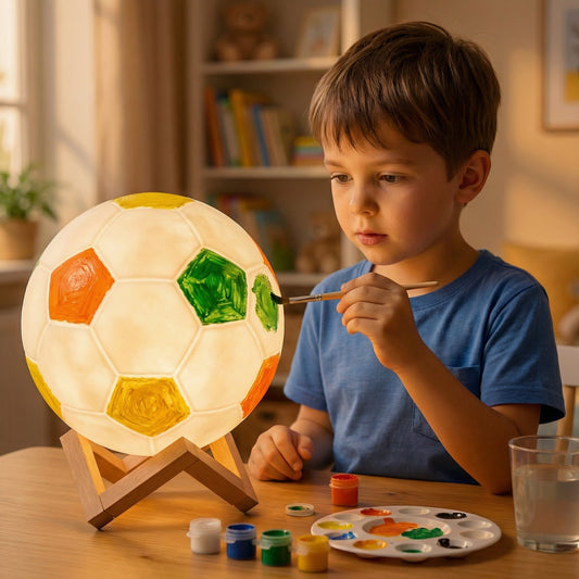 Paint Your Own Football Lamp