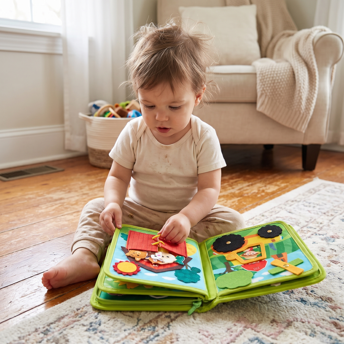 Montessori Farm Busy Book for Toddlers