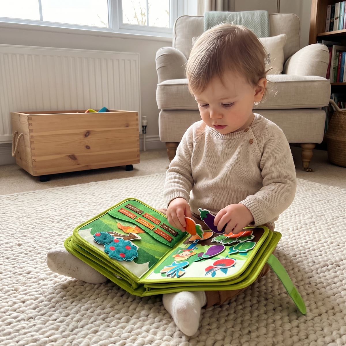 Montessori Farm Busy Book for Toddlers