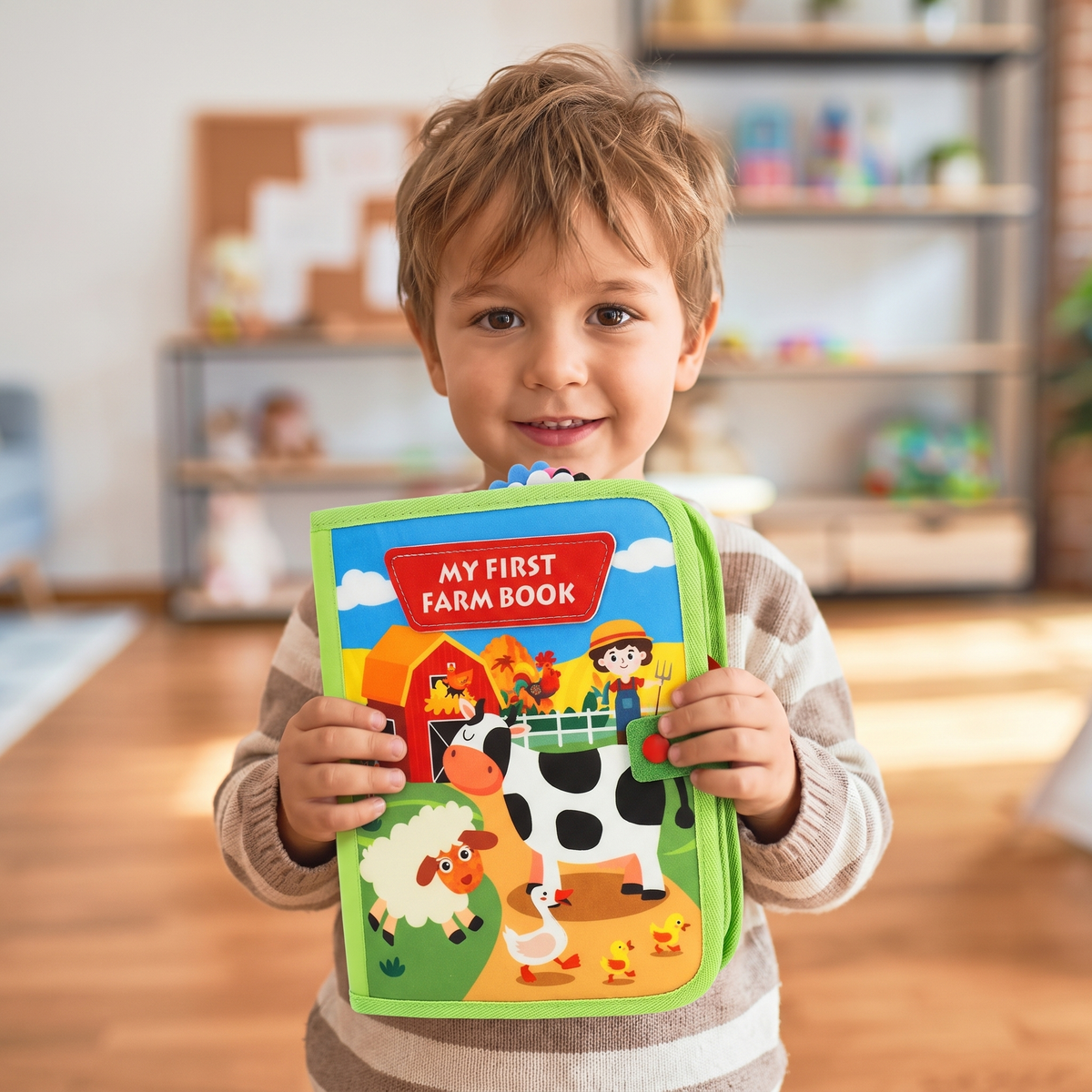 Montessori Farm Busy Book for Toddlers