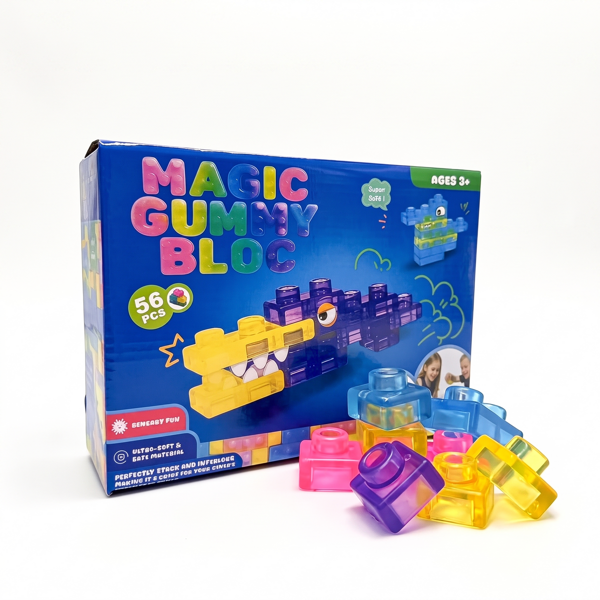 Gummy Sensory Stacking Blocks