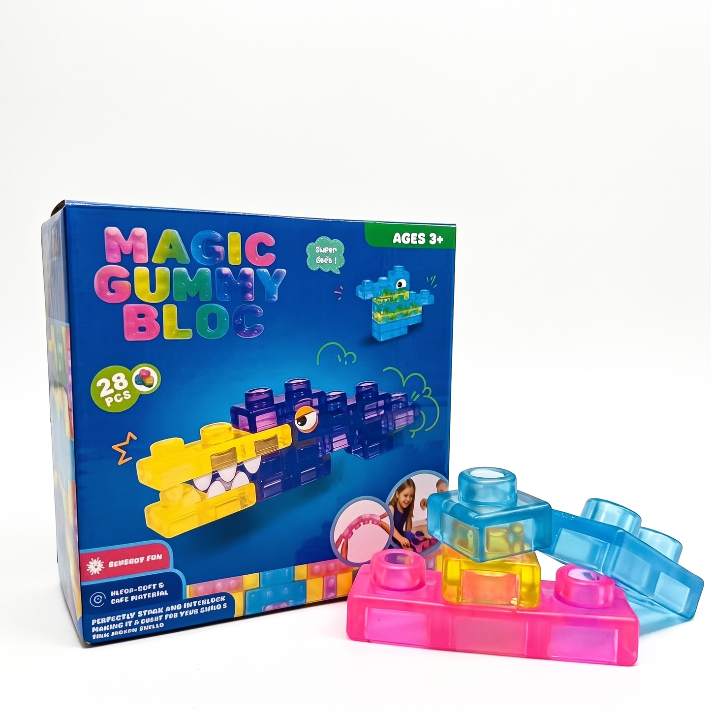 Gummy Sensory Stacking Blocks