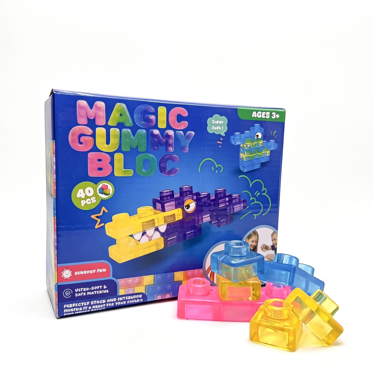Gummy Sensory Stacking Blocks