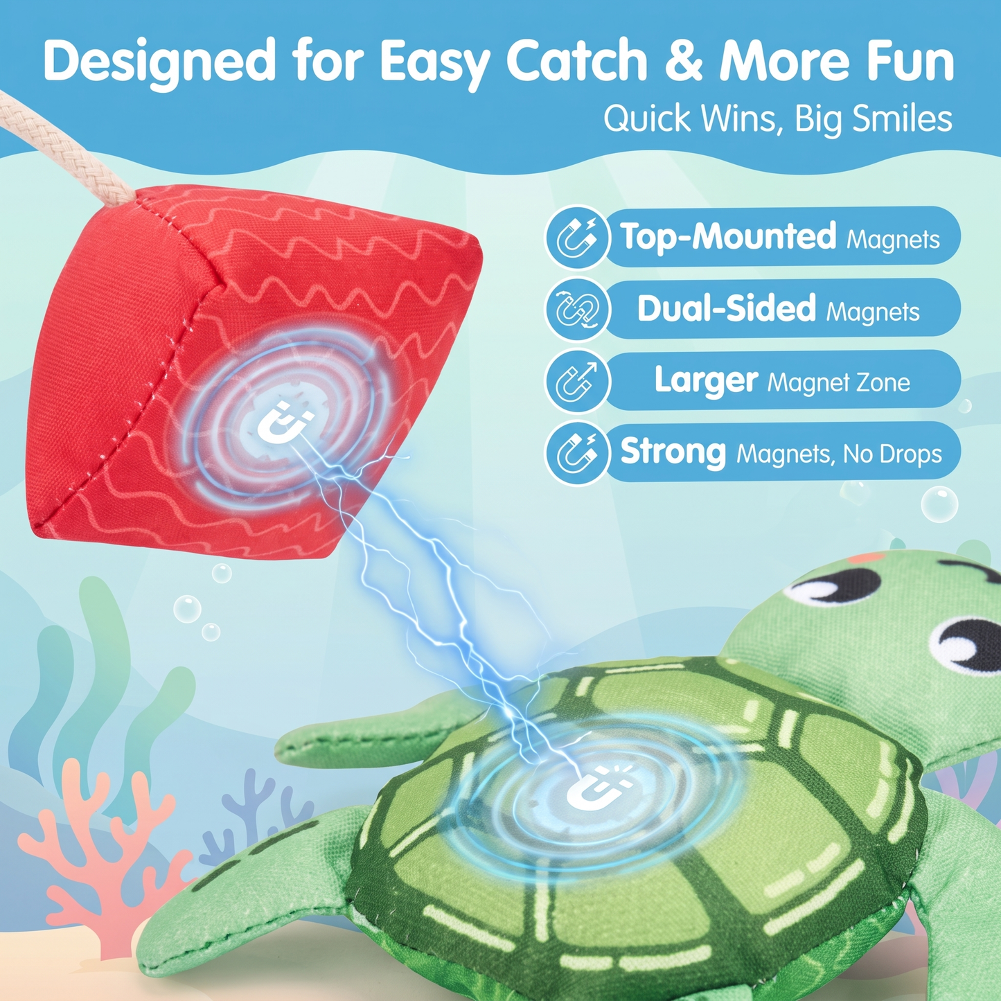 Magnetic Fishing Bath Toy Set