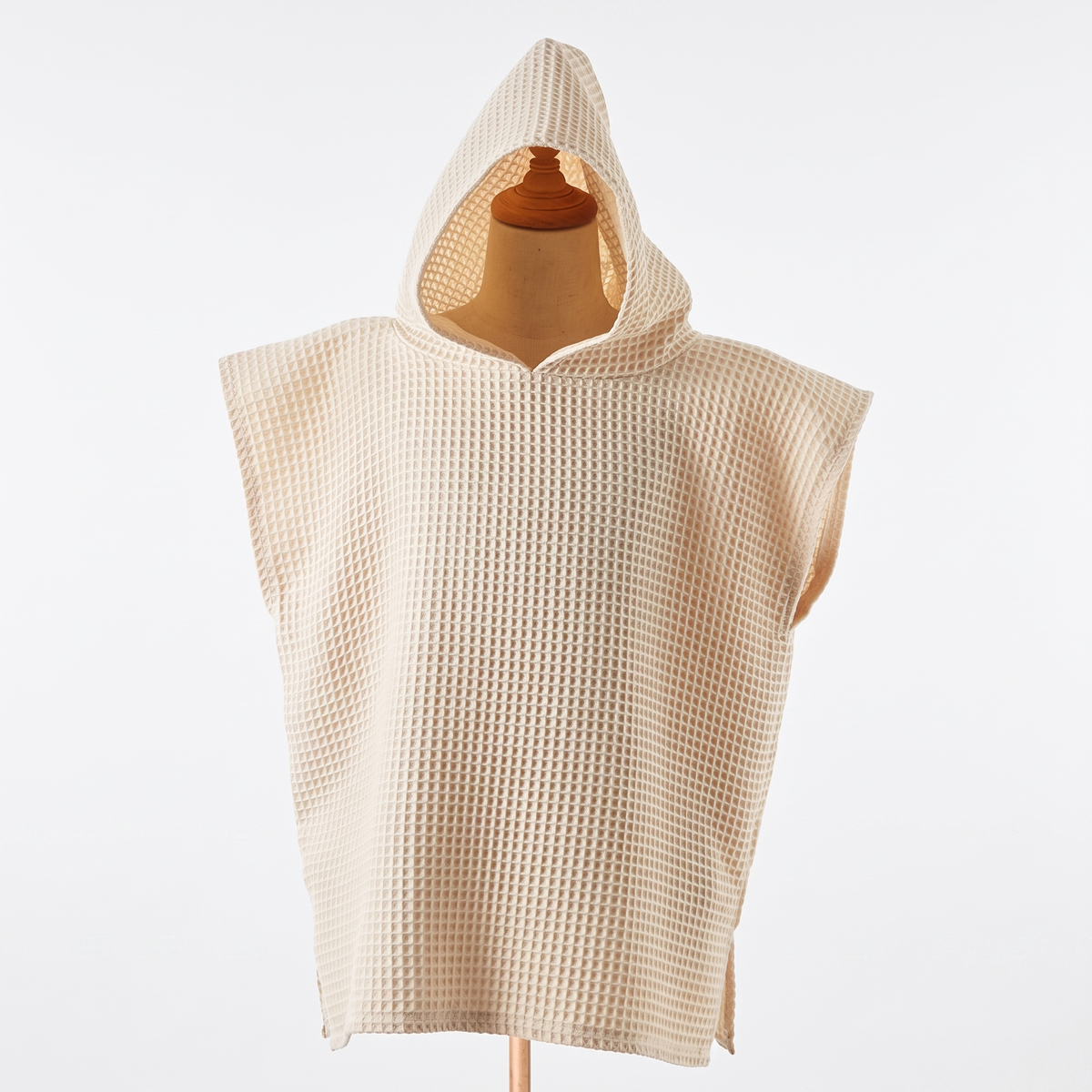 Kids Hooded Cotton Towel Poncho