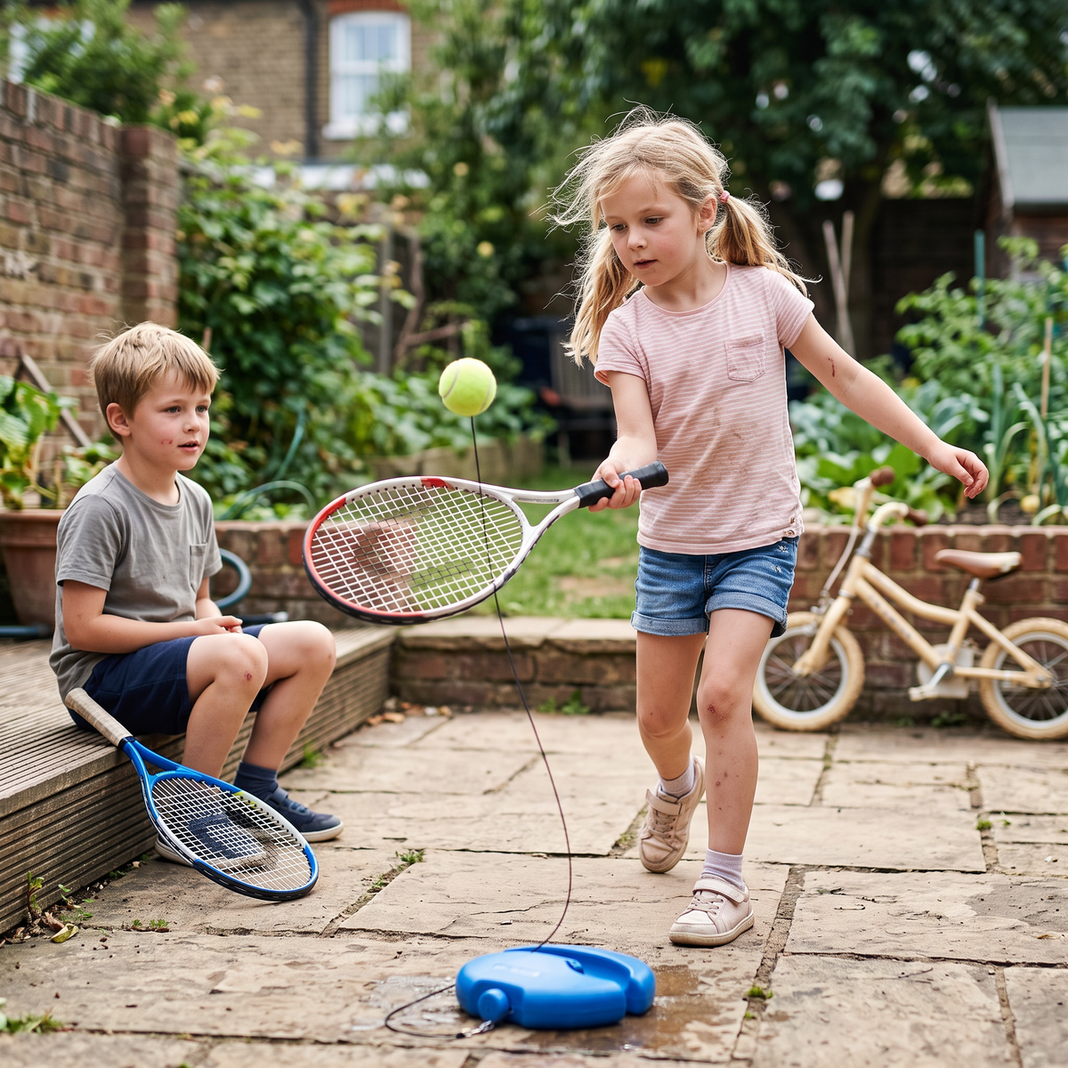 Tennis Trainer with Rebound Ball