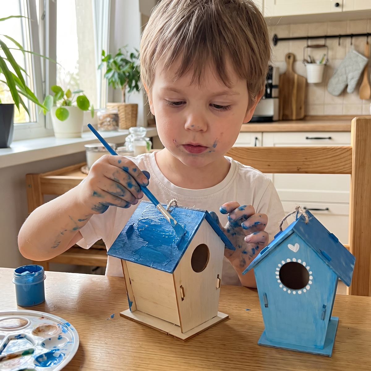 DIY Wooden Birdhouse Painting Kit