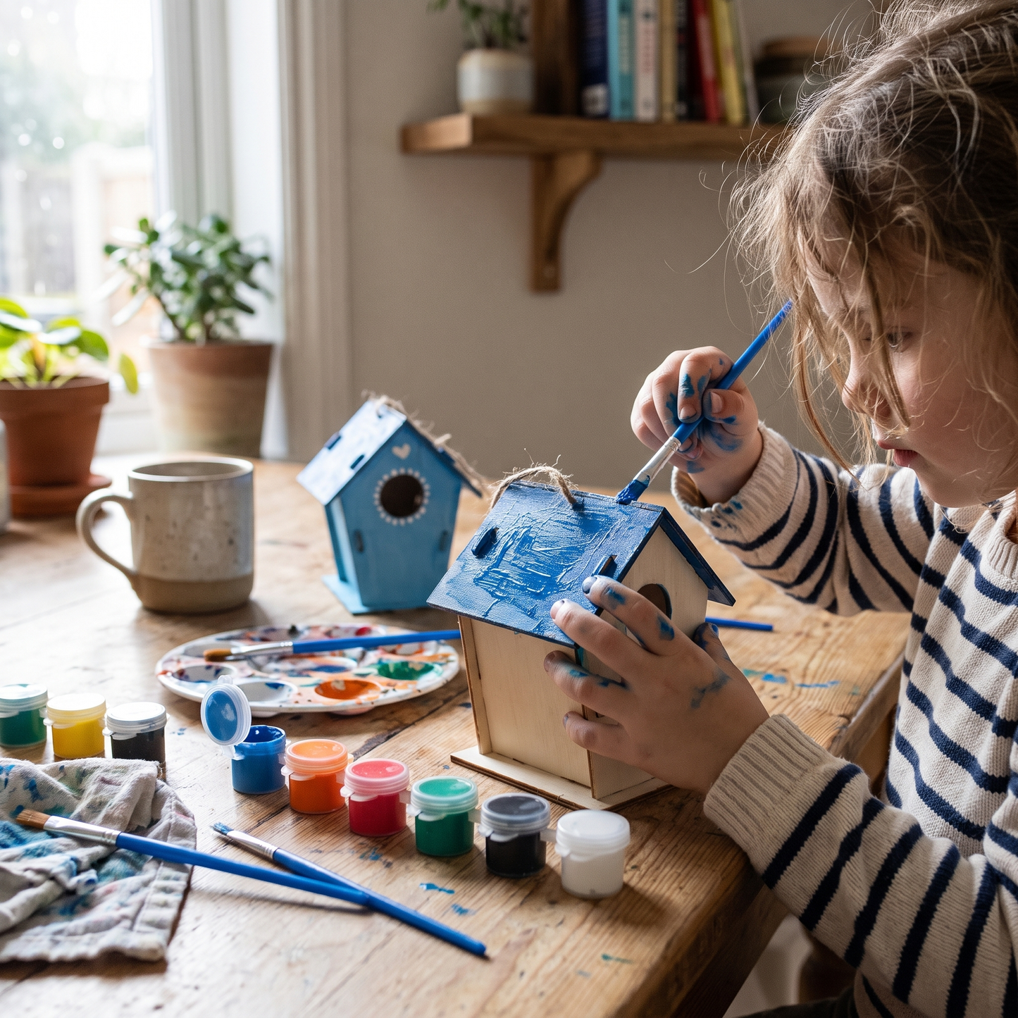 DIY Wooden Birdhouse Painting Kit
