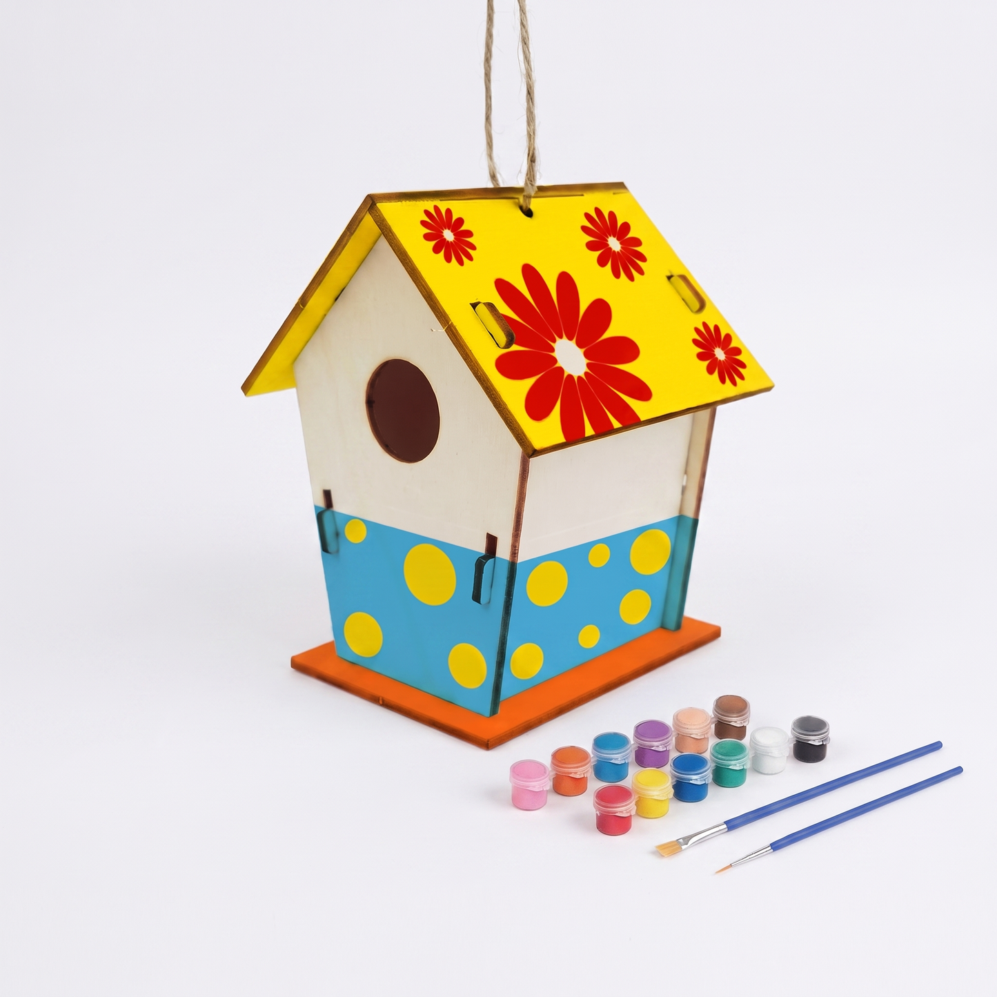 DIY Wooden Birdhouse Painting Kit