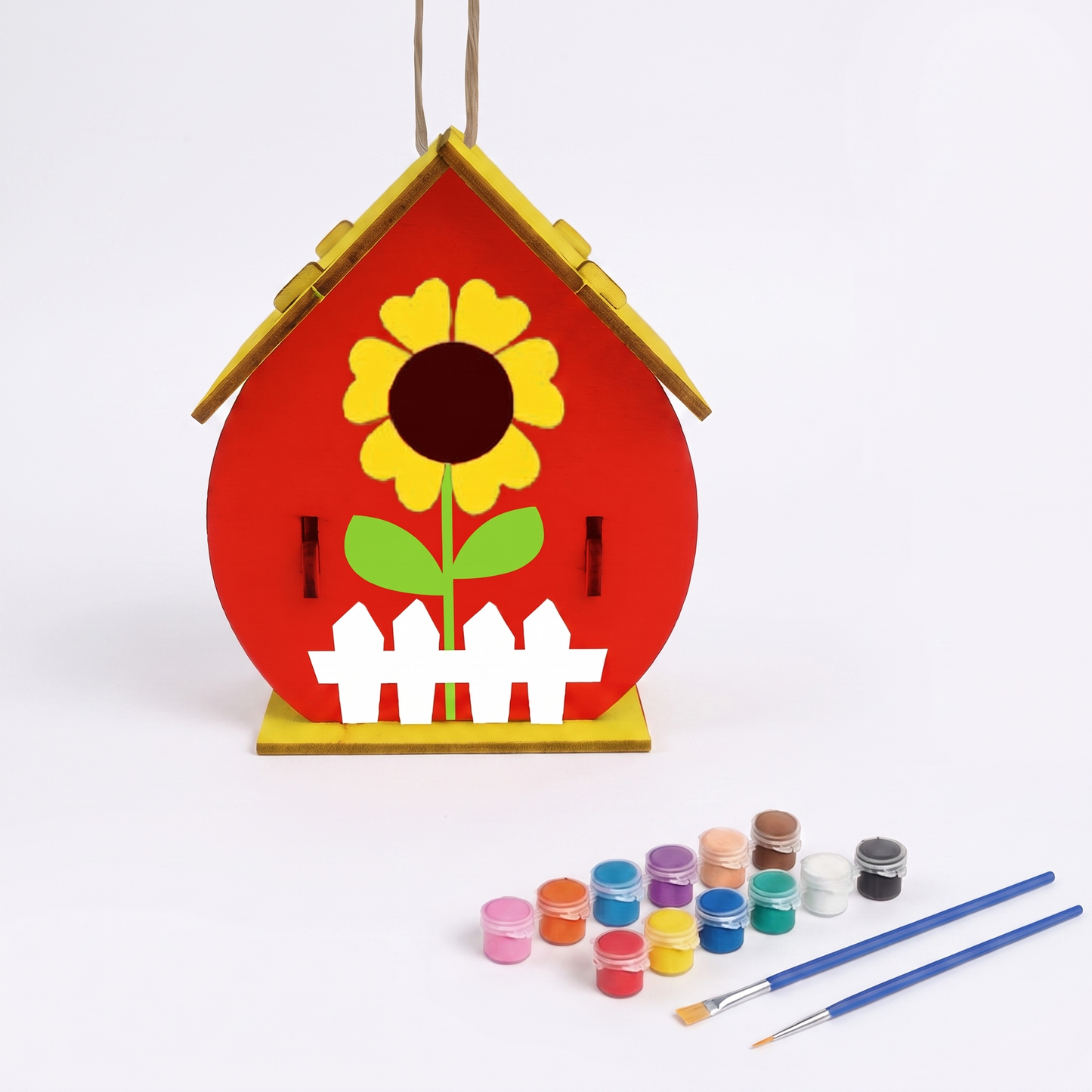 DIY Wooden Birdhouse Painting Kit