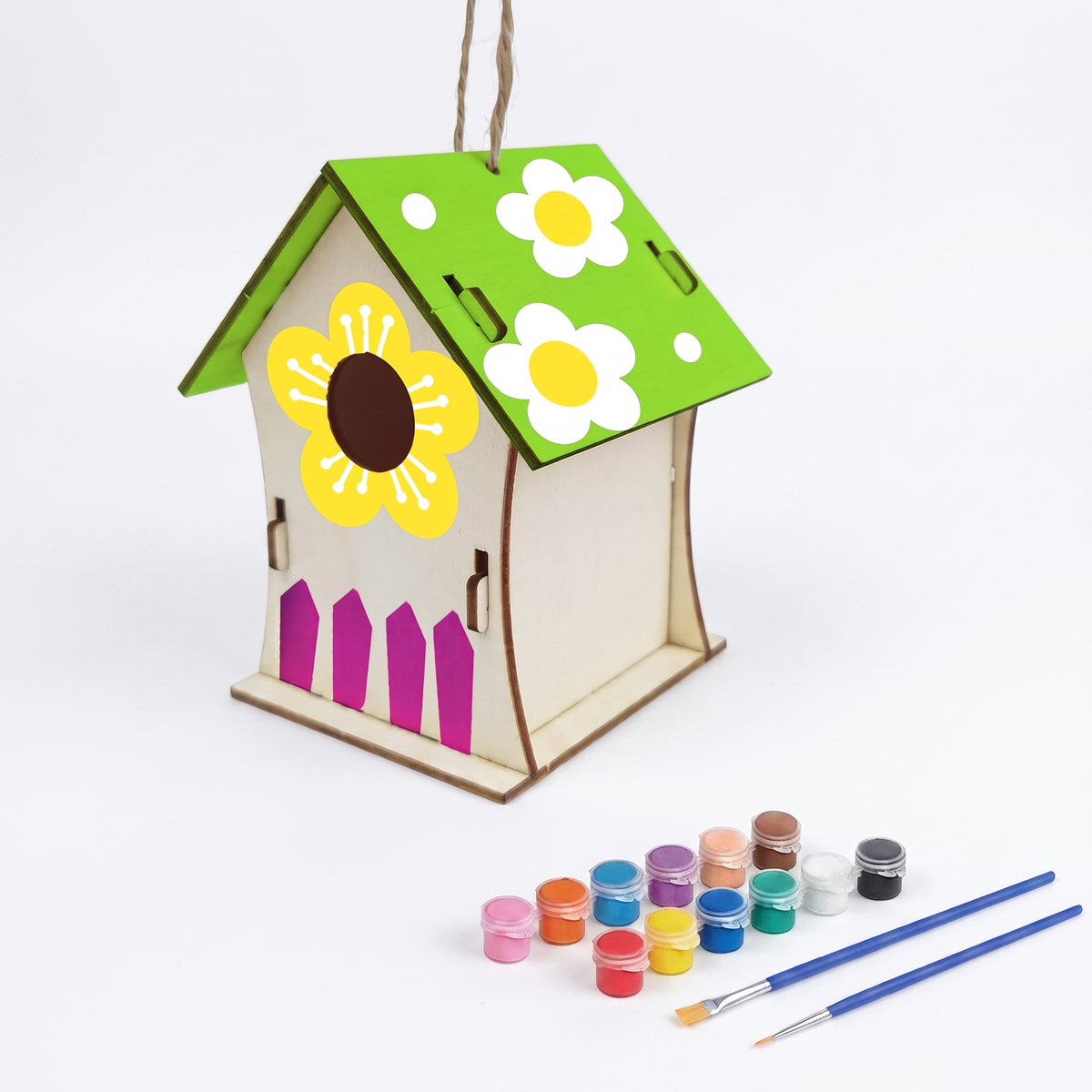 DIY Wooden Birdhouse Painting Kit