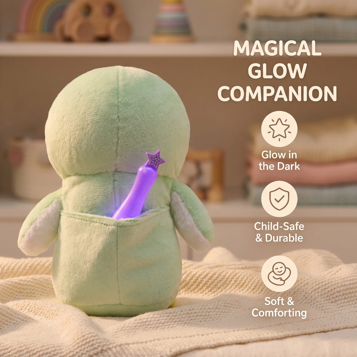Magic Glow in the Dark Drawing Plush Toy