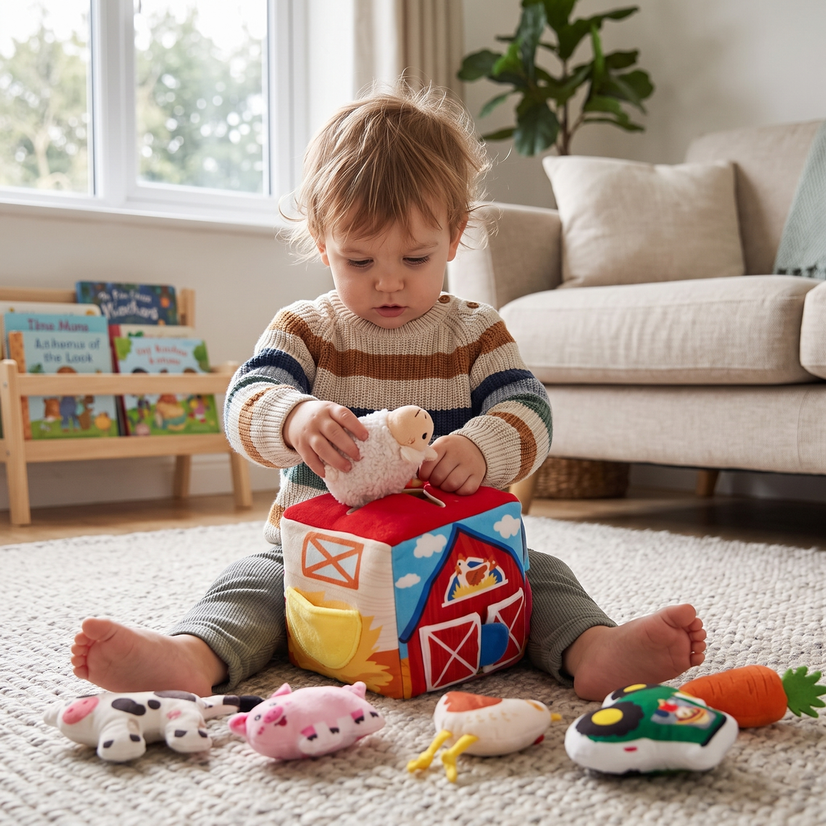 Farm Animal Sensory Tissue Box
