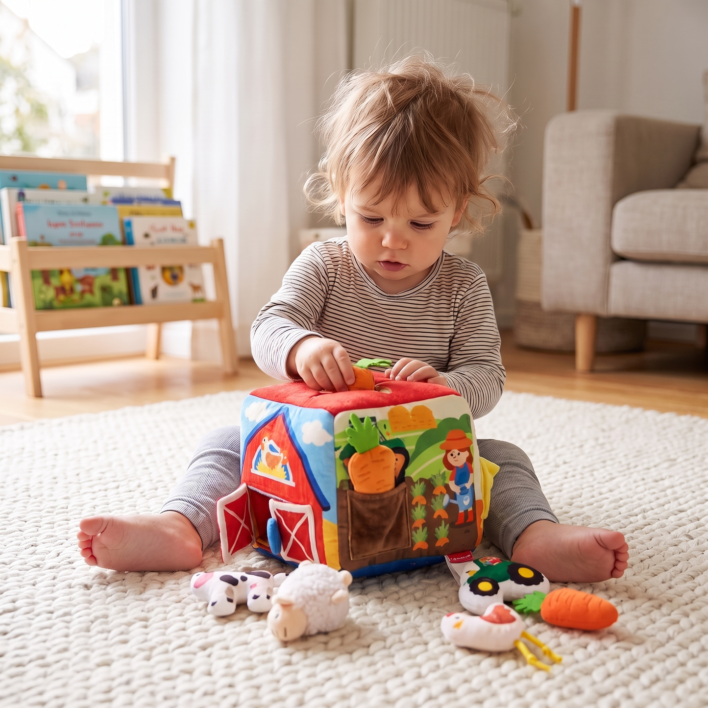 Farm Animal Sensory Tissue Box