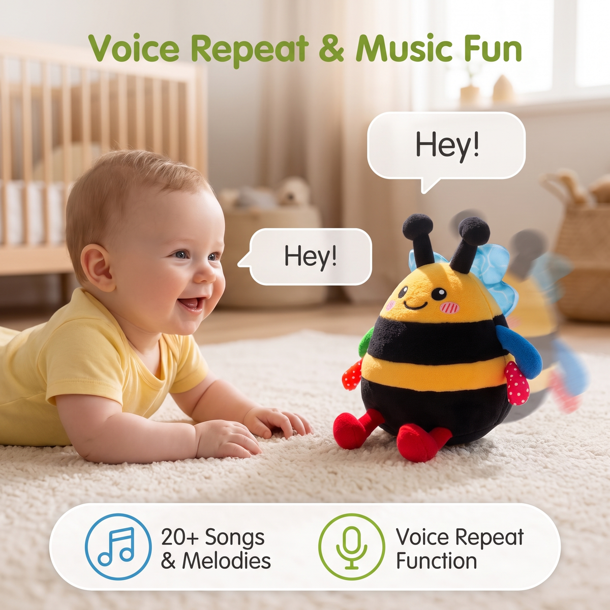 Musical Dancing Bee Toy