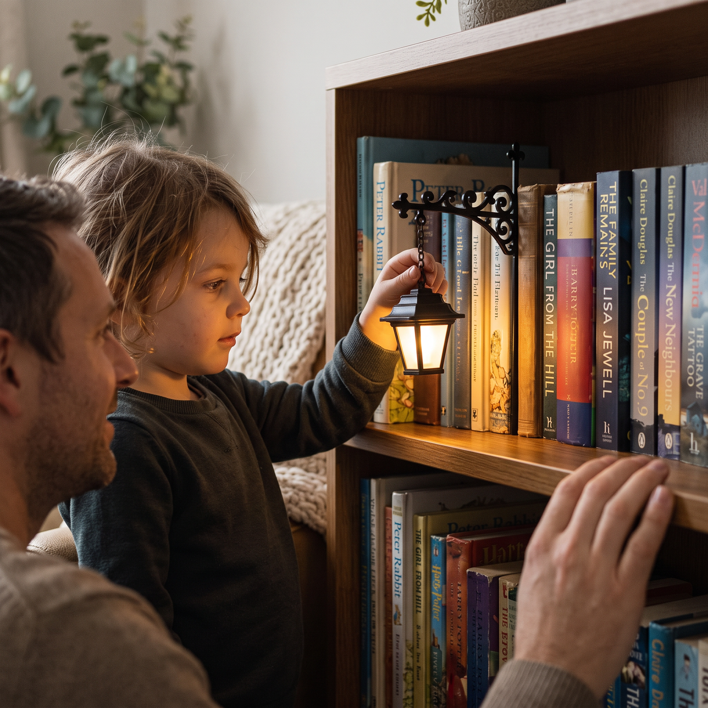 Mini Bookshelf Lamp for Cosy Reading Corners