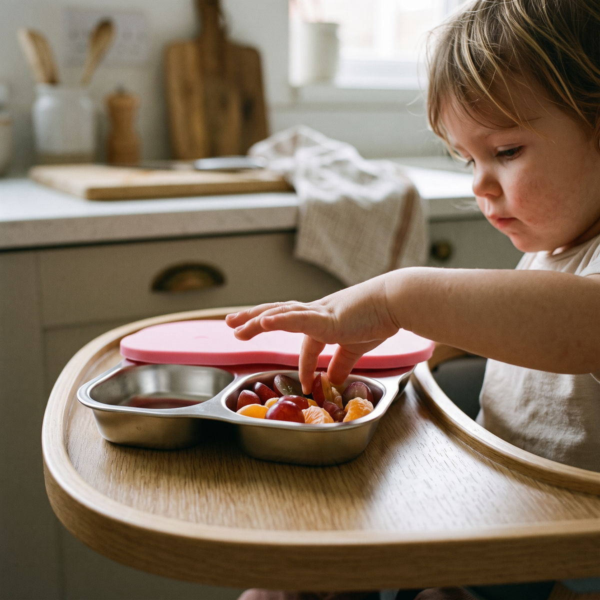 Stainless Steel Food Containers with Silicone Lids (2-Pack)