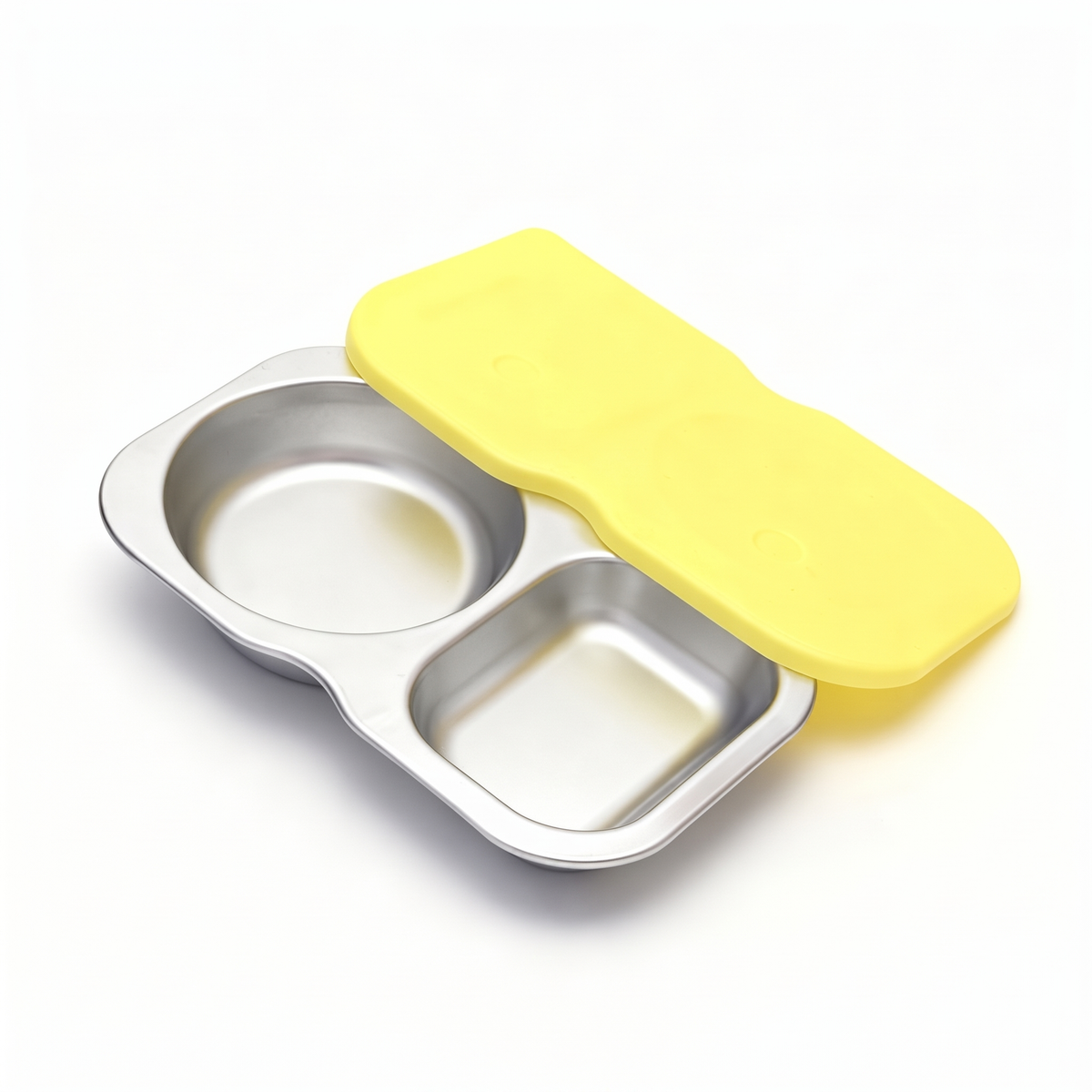 Stainless Steel Food Containers with Silicone Lids (2-Pack)