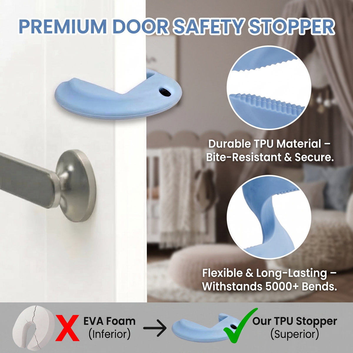 Baby Door Finger Pinch Guards (4 Piece Set)
